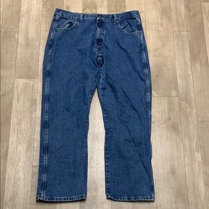 Mens Wrangler Rugged Wear Straight‎ Leg Denim Durable Jeans